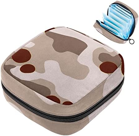 Bolsa de armazenamento de guardanapos sanitários Oryuekan, bolsas de zíper menstrual reutilizável portátil,