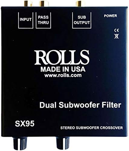 Rolls SX95 Subwoofer Crossover/Filtro, 12V Auxiliar