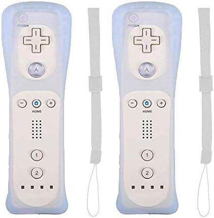 Wii Remote Controller, Molicui Wii Game Wireless Controller para Nintendo Wii/Wii U Console, 2 pacotes, branco