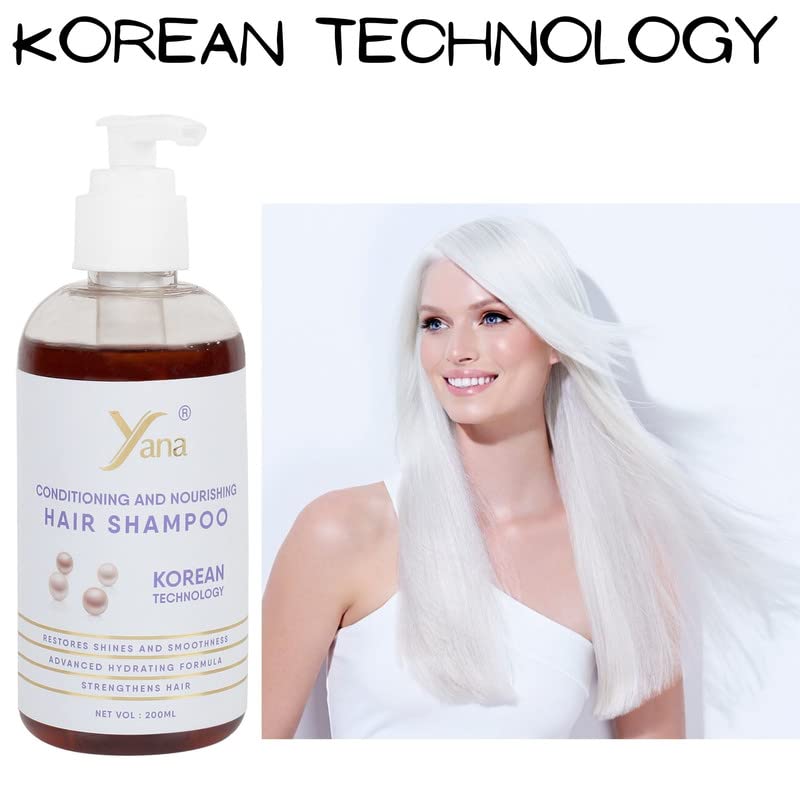 Shampoo de ervas yana para mulheres cair de cabelo