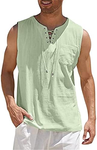 Tanque de blusa para o homem de cordas drawtring slim fit top machar camisetas