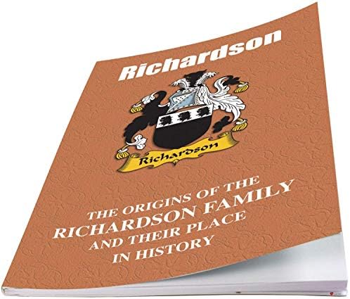 I Luv Ltd Richardson Inglês Livreto de História da Família com breves fatos históricos