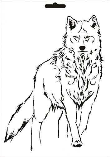 UMR-DESign W-635 Wolf Textil-/WallSTECK Tamanho A4