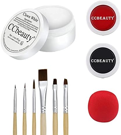 CCBeauty Professional Face Body Paint Kit 36 ​​Cores Pacote com kit de maquiagem de palha