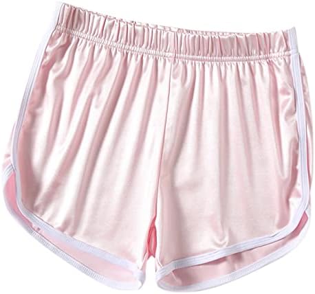 Calças de calça curta e de calça curta leves de beuu shorts de praia para mulheres casuais no verão de