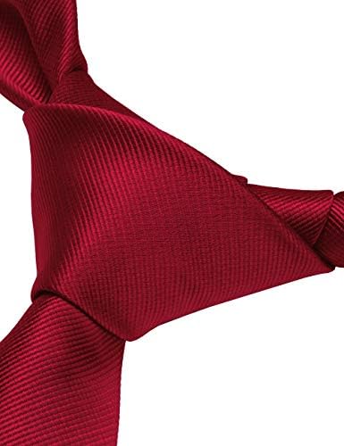 Gusleson 3,15 （8cm） gravata de cor sólida de cor e bolos de bolso para homens + caixa de presente