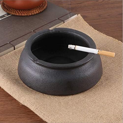 Cinzelo de mesa de cerâmica thypt, cinzeiro de cigarro para uso interno ou externo, bandeja de cinzas para fumantes para desktop para decoração de escritório em casa)