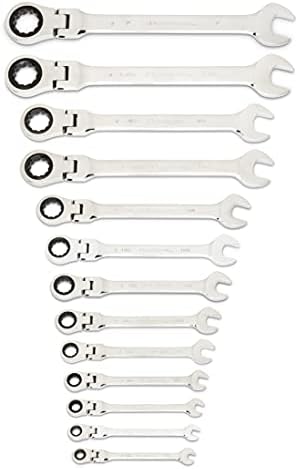 Gearwrench 25-PC. Flex Combination Ratcheting Chaves, SAE/MM - 86730