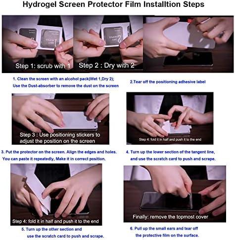 Yiiloxo Hydrogel Film Privacy Screen Protector Compatível com Samsung Galaxy S20 Ultra [Anti-Spy] Alta sensibilidade