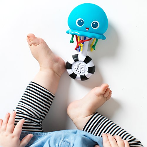 Baby Einstein Ocean Glow Sensory Shaker Musical Toy, Age Newborn +