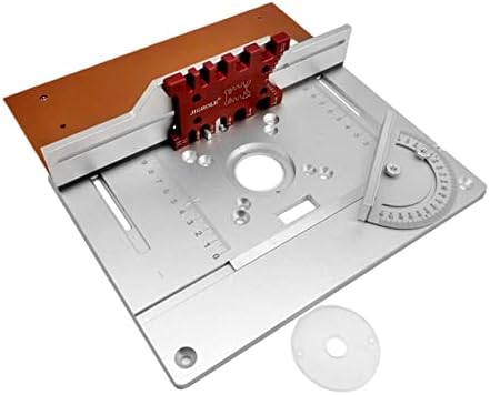 Placa de inserção de tabela de tabela de alumínio Placa de moagem de madeira elétrica Placa de moagem