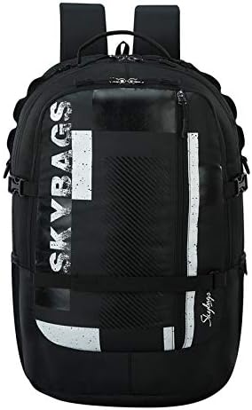 Skybags Campus Plus XL Black College Laptop Backpack 33L, Black, 16 , sacos e casos de laptop