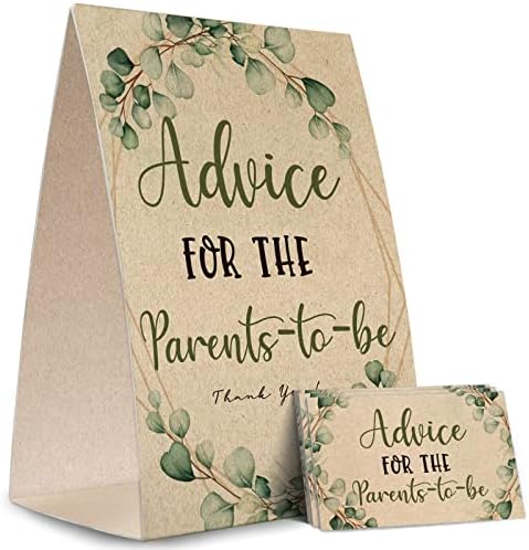 Conselhos para o futuro sinal de pais, kit de jogo de conselho de chá de bebê, chuveiros de bebê decorações-npzad12