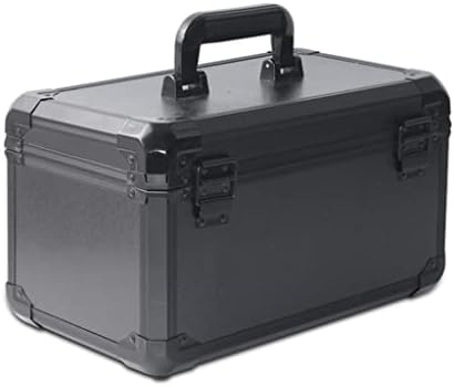 JKUYWX Caixa de segurança da caixa de ferramentas portátil portátil Caixa resistente ao impacto com esponja 37 * 22 * ​​21cm
