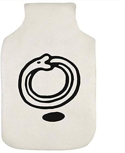 Azeeda 'Ouroboros Symbol' Hot Water Bottle Bottle