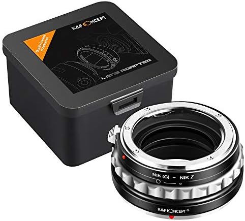Adaptador de montagem de lentes conceituais da K&F Compatível com a lente G Af-S para Nikon Z6