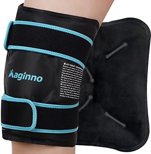 Maginno Knee Packs embrulha para lesões no joelho Respire - pacote de gel de joelho frio/calor para alívio