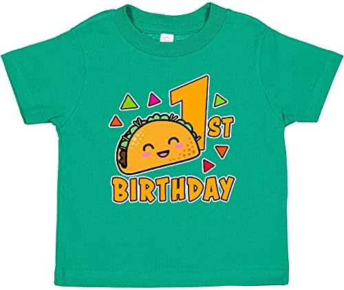 Inktastic 1º aniversário com t-shirt de taco e confete