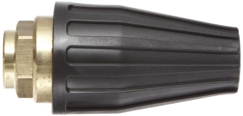 Dixon AL-TPR25-50 bico turbo de latão, 5,5-6,0 x 1,5 mm, entrada feminina de 1/4 , ângulo de spray de 15 graus,