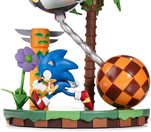NumSkull Official Sega Sonic & Dr. Eggman 30º aniversário 23cm 9 '' Estátua - Sonic Official the Hedgehog