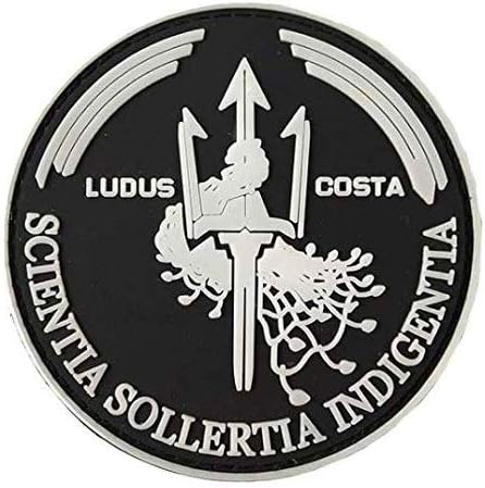 Costa Ludus Trident Military Hook Loop Tactics Morale Pvc Patch