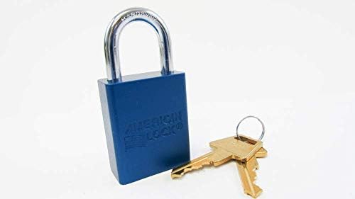 Mestre Lock A1105blu Aluminum Blue Safety Padlock com 1/4 x 1 alvoroço