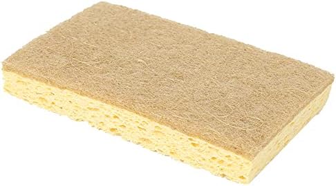 PLPLAAOO esponja cozinha, esponjas naturais de 2pcs e esponja de lavadora de pratos, esponjas e lavadores