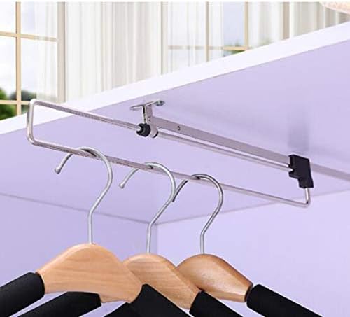 Produtos domésticos Tercenaria de roupas de roupa de guarda-roupa telescópicas.
