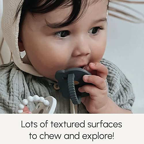 Soothipop Silicone Pacifier brinquedos de dentição para bebês 0-6 meses 12, 18 meses - Pacifieira em forma de