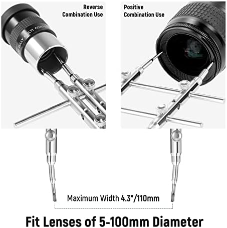 Neewer Lens Sucker e Spanner Kit, IC Pegue a caneta a vácuo com 7 xícaras de sucção intercambiáveis ​​e dicas