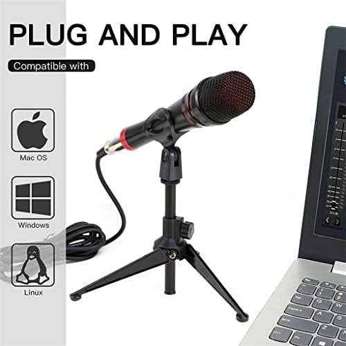 Wionc Professional Microfone Phantom Power Som Som Card Kit Microfone Condensador