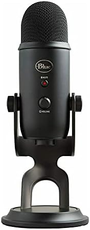 Logitech Streamcam Plus 1080p HD 60FPS USB-C Webcam e pacote de microfone embutido com microfone USB de Blackout Yeti