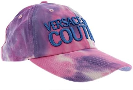 Versace Jeans Couture Pink Tie Tie Dyebaseball Cap-One Tamanho para homens