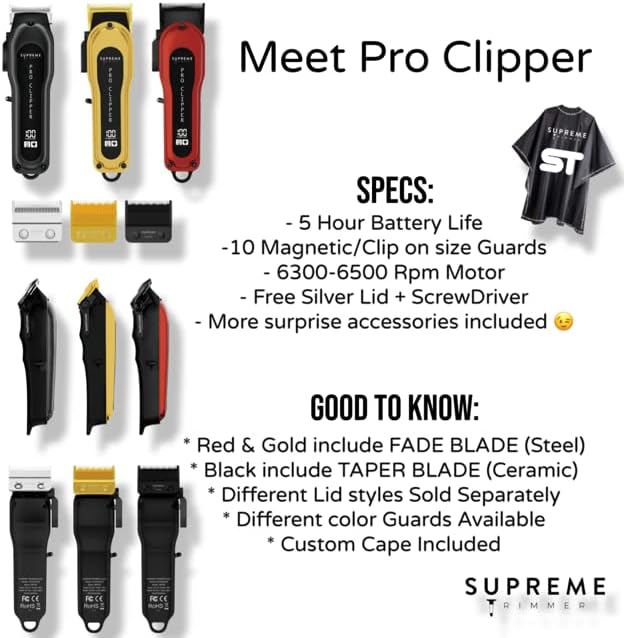 Supremo apartador de cabelo barbeiro kit de cabelo cortador de cabelo, aparador de cabelo e barbeador de papel