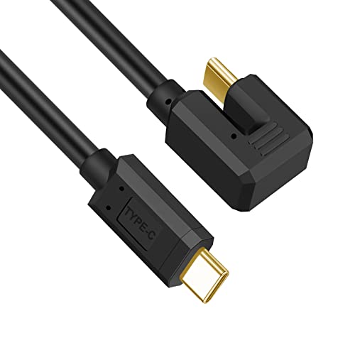 180 graus USB C a USB C Cabo 2ft, cabo de carregamento rápido tipo C, forma U USB 3.1 tipo C USB C a C Compatível