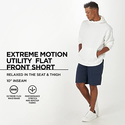 Lee Men Motion Extreme Relaxed Fit Utility Front Short Short