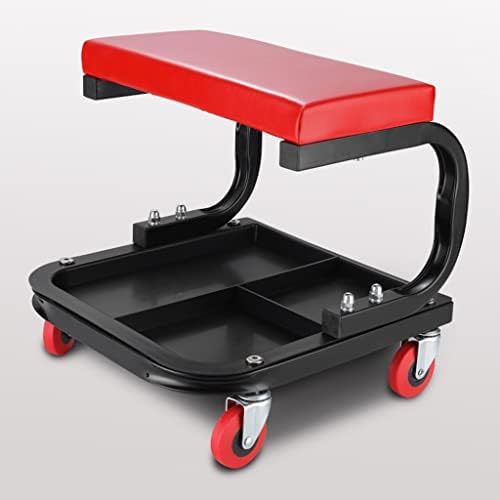Waeyz Seat Mechanics de rolos pesados, assento ou cadeira móvel de utilidade de rolagem, com armazenamento