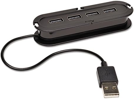 Tripp Lite U2222004R U222-004-R 4-porta USB 2.0 Ultra-mini Hub, Black