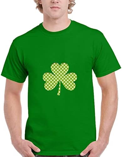 Oioloyjm St Patricks Camisa do dia de verão 2023 camisas para homens Crewneck plus size tops