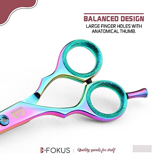 Besas de corte de cabelo profissional B-Fokus, feitos de tesoura de cabelo em aço inoxidável japonês, tesouras