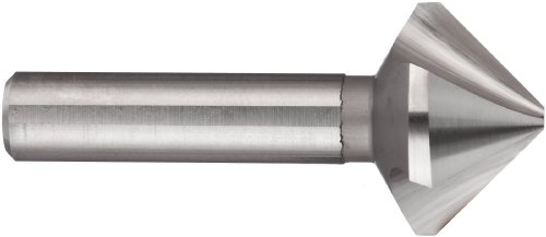 Magafor 437 Série Cobalt Steel Aceling Catrocrete de extremidade, acabamento não revestido, 3 flautas, 90