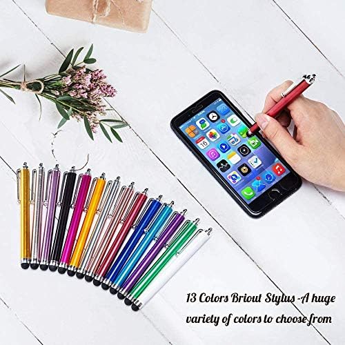 Briout canetas canetas para telas de toque, caneta de tela de toque capacitiva de 36 pacote para iPad, iPhone, tablets, Samsung, Kindle Touch todos os dispositivos de tela de toque universal