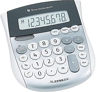 Texas Instruments TI1795SV TI-1795SV Minidesk Calculadora, LCD de 8 dígitos