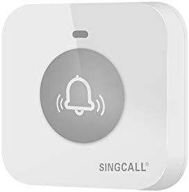 Sistema de chamadas sem fio SingCall, sistema sem fio de garçom, para o Supermarket Restaurant Cafe Coffee Shop 1 Watch Receiver 5 Botões de chamada