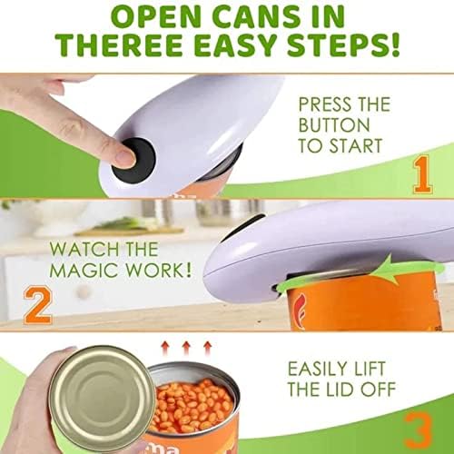 Langshaw Automatic CAN, abridor de lata elétrica de cozinha, abra suas latas com um empurrão
