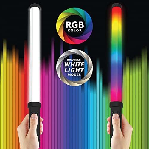 Iluminação RGB de 360 ​​graus LED de Bower, preto