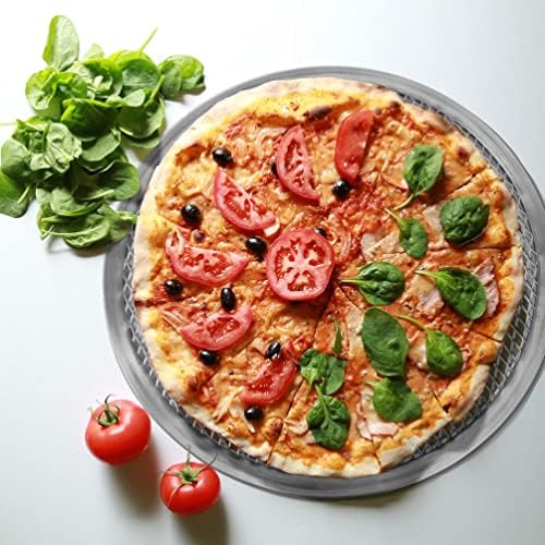 Zerodeko Aço inoxidável Pedra de pizza de alumínio de aço inoxidável Tela de pizza de pizza de malha