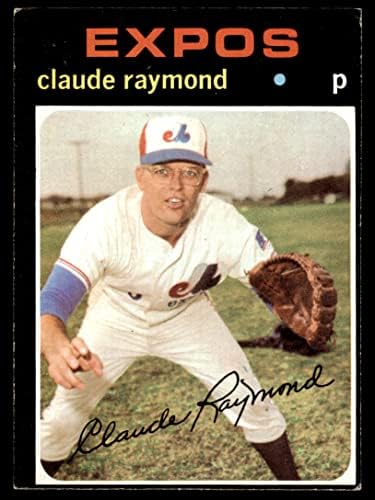 1971 Topps 536 Claude Raymond Montreal Expos VG/Ex Expos