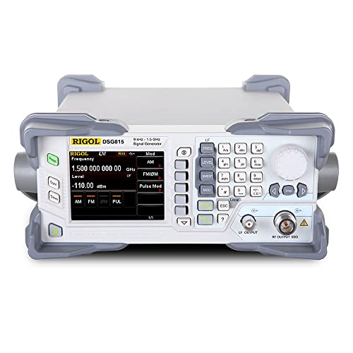 Rigol DSG815 Gerador de sinal RF de 1,5 GHz com ruído de fase de -112 dbc/hz baixo e uma opção gratuita de dsg800 -pug