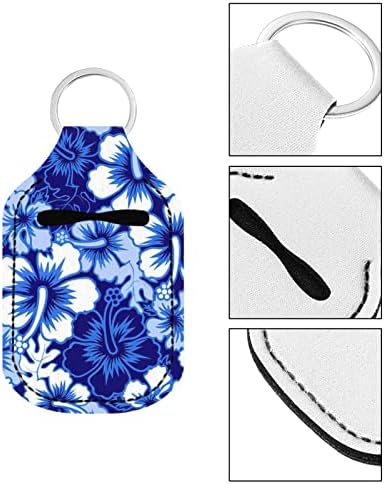 Desenweet portátil Sinitizador de mão Keychain, suporte de chave de garrafa de tamanho de viagem para mochila e bolsa de mulheres